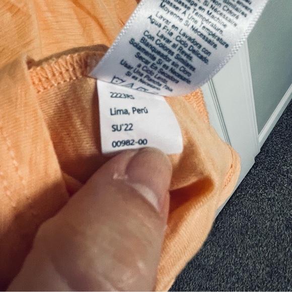 Nation LTD Cadence Drama puff sleeve tee Peach - Picture 7 of 7